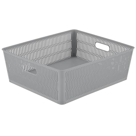 Simplify Slide 2 Stack It Shallow Tote Baskets